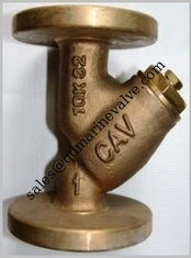 China brass Y strainer  for marine use JIS F7220Q supplier