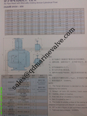 China Air pipe head with manuall-closing device Cylindrical float FKM type supplier