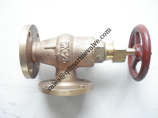 China JIS marine bronze screw down check angle valve JIS F7352 ,F7410 supplier