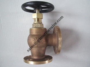 China Screwed bonnet marine bronze angle valve JIS F7302, supplier