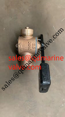 China JIS F3018 self closing parallel cock heads for short sounding pipe/Weight type sounding valve DN40 supplier