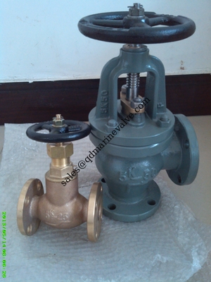 cast iron angle valve 10K JIS F7308/F7376 supplier