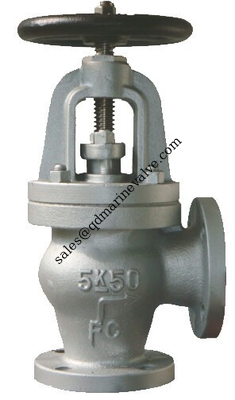 cast iron angle valve 10K JIS F7308/F7376 supplier