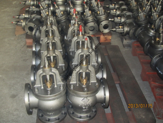 cast iron angle valve 10K JIS F7308/F7376 supplier