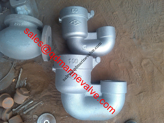 Cast iron Goose Neck Air Pipe Heads JIS F3012 5K,10K supplier