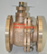 DIN standard Bronze Material Ball valve, flange type.BC6 material supplier
